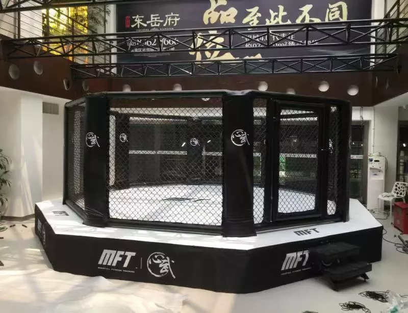 Hur fungerar Pandawinsports MMA Octagon & Roll Mats på plats?