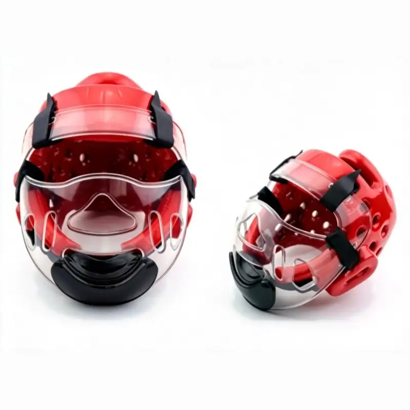 Taekwondo huvudbonader med separerbar mask